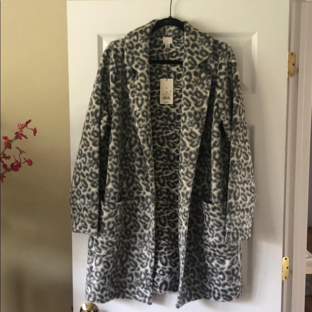 Leopard Print Coat